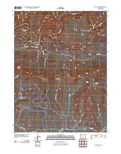 Tanks Peak 2010 topographic map thumbnail