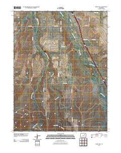 Deer Trail 2010 topographic map thumbnail