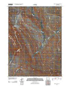 Irish Canyon 2010 topographic map thumbnail