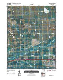 Brush West 2010 topographic map thumbnail