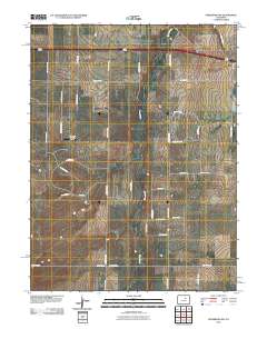 Strasburg NW 2010 topographic map thumbnail