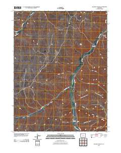 Square S Ranch 2010 topographic map thumbnail