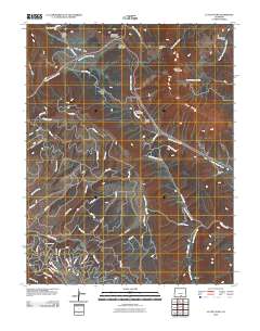 La Veta Pass 2010 topographic map thumbnail