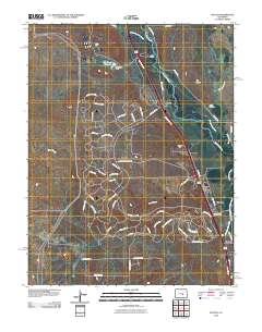 Buttes 2010 topographic map thumbnail