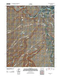 Roubideau 2010 topographic map thumbnail