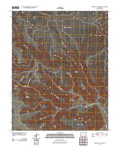 Cobert Mesa North 2010 topographic map thumbnail
