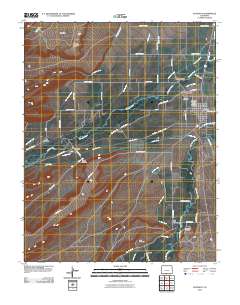 Antonito 2010 topographic map thumbnail