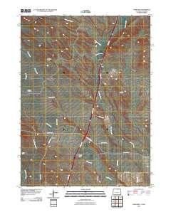 Carr West 2010 topographic map thumbnail