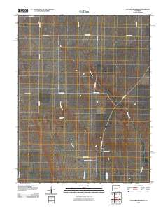 Cockleburr Springs 2010 topographic map thumbnail