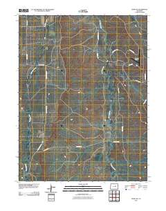 Kiowa NE 2010 topographic map thumbnail