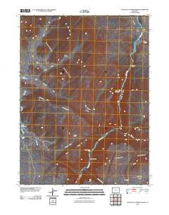 Canyon of Lodore North 2010 topographic map thumbnail
