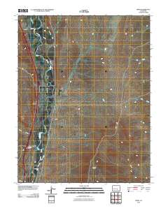 Pinon 2010 topographic map thumbnail