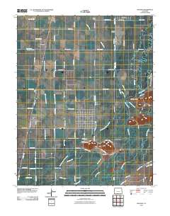 Manassa 2010 topographic map thumbnail