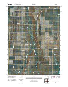 Woodlin School 2010 topographic map thumbnail