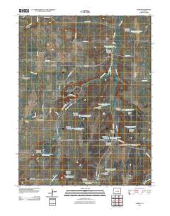 Elbert 2010 topographic map thumbnail