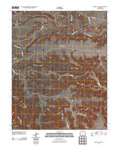 Dennis Canyon 2010 topographic map thumbnail