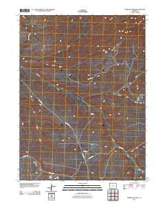 Vermillion Mesa 2010 topographic map thumbnail