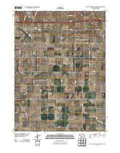 Sidney Municipal Airport 2010 topographic map thumbnail