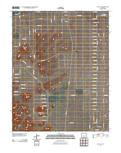Blanca SE 2010 topographic map thumbnail
