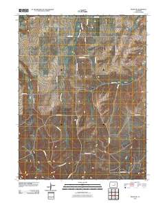 Byers SW 2010 topographic map thumbnail