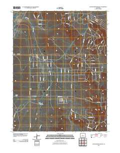 Antero Reservoir NE 2010 topographic map thumbnail