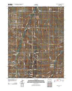 Cabin Gulch 2010 topographic map thumbnail