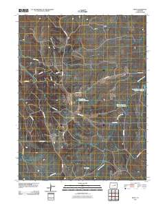 Bijou 2010 topographic map thumbnail