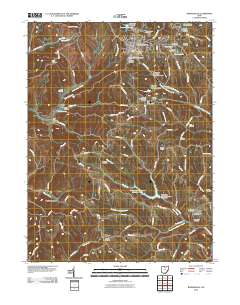 Barnesville 2010 topographic map thumbnail