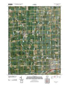 Bluffton 2010 topographic map thumbnail