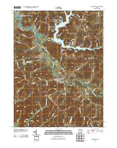 Bowerston 2010 topographic map thumbnail