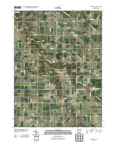 Ayersville 2010 topographic map thumbnail
