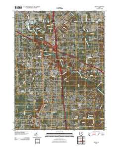 Berea 2010 topographic map thumbnail