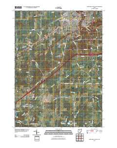 Ashtabula South 2010 topographic map thumbnail