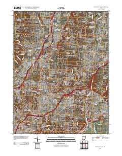 Cincinnati East 2010 topographic map thumbnail