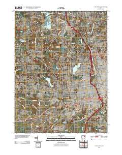 Canton West 2010 topographic map thumbnail