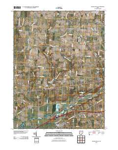 Donnelsville 2010 topographic map thumbnail