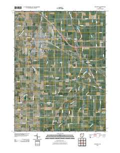 Delphos 2010 topographic map thumbnail