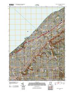East Cleveland 2010 topographic map thumbnail