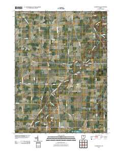 Clarksfield 2010 topographic map thumbnail