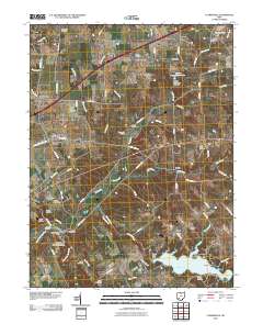 Clarksville 2010 topographic map thumbnail