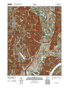 Hooven 2010 topographic map thumbnail
