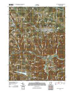 East Palestine 2010 topographic map thumbnail