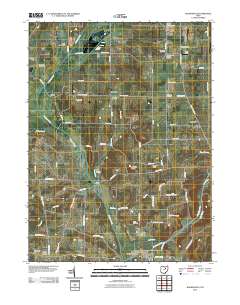 Holmesville 2010 topographic map thumbnail