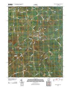 Mechanicsburg 2010 topographic map thumbnail