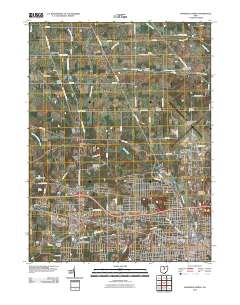 Mansfield North 2010 topographic map thumbnail