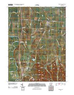 Kingston 2010 topographic map thumbnail