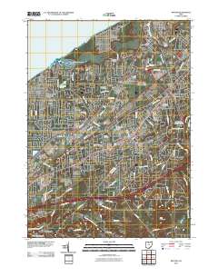 Mentor 2010 topographic map thumbnail