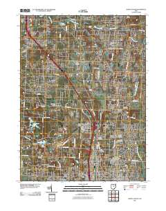 North Canton 2010 topographic map thumbnail