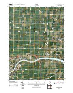 Napoleon East 2010 topographic map thumbnail