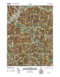 Minerva 2010 topographic map thumbnail